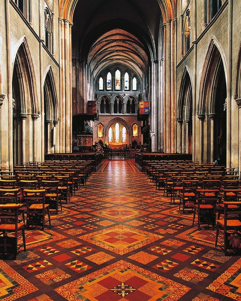 Floor tiles at St. Patrick's Cathedral