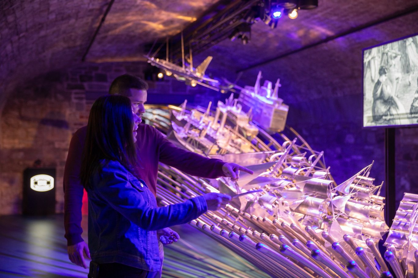 exhibit at epic museum, dublin, ireland