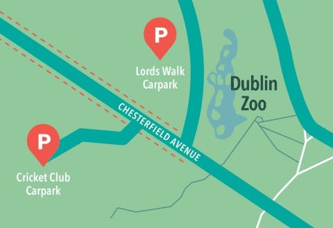 Car Parking Map for Dublin Zoo