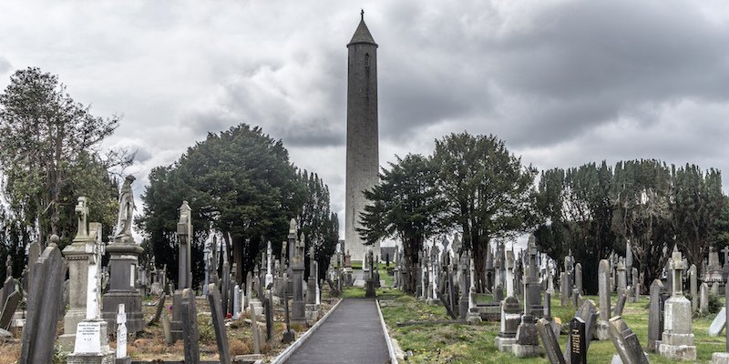 Cemetery and Round Tower at Glasnevin