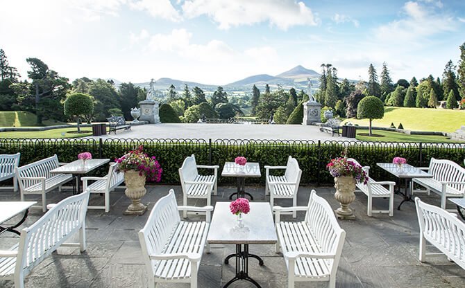 Avoca Terrace Cafe in Powerscourt Cafe